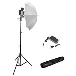 HIFFIN HF-600 Bi-Color Continuous Dimmable Professional LED Photo & Video Light with AC Power Adapter for Film Making,YouTube Shooting,Studio Videography (HF-600 Mark-1)