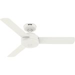 Hunter Fan Company 51848 Presto Ceiling Fan, Matte White, 10.09x44x44