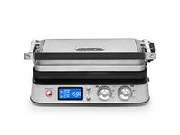 De'Longhi CGH1030D Livenza All-Day Grill, Griddle & Waffle Maker, Large, Silver