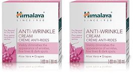 Himalaya Anti-Wrinkle Cream For Men/Women With Aloevera & Grapes | Reduce Wrinkles, Fine Lines & Age Spots | Clinically Tested Aha-Rich Formula | No Alcohol-No Parabens | For Normal To Dry Skin| 50G