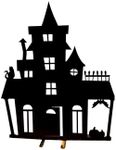 Balsam Hill Outdoor Illuminated Spooky Manor Silhouette