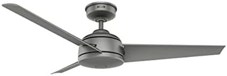 Hunter Fan Company 59608 Trimaran Ceiling Fan, 52, Matte Silver Finish