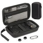 XORDING Case for Backbone, Nylon Hard Shell, Large Protective Carrying Case, with a Wristband, Keychain and Net Pocket, Case Accessories Compatible with Backbone One (Black)