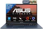 ASUS Vivobook 15, Smartchoice,Intel Core i5 13th Gen 13420H,16GB RAM, 512GB SSD, FHD 15.6",Windows 11, Office Home 2024, Quiet Blue, 1.70 kg, X1502VA-BQ836WS,Intel UHD iGPU, M365 Basic (1Year)* Laptop