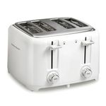 Hamilton Beach 4 Slice Toaster, White, 24218