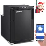 BODEGA 【Upgraded 12 Volt Refrigerator, RV Refrigerator APP Control, 45L(1.6cu.ft) RV Fridge and Freezer, Car Refrigerator with Lock, (-4℉-46℉) Fridge freezer 12/24V DC for Truck, RV, Camping, Travel