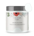 Country Chic Paint - Chalk Style All-in-One Paint for Furniture, Home Decor, Cabinets, Crafts, Eco-Friendly, Matte Paint - Simplicity [White] Half Pint 8oz/237ml