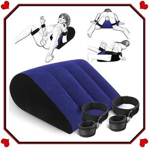 DYNLAB ̶𝙨̶𝙚̶𝙭̶ ̶𝙩̶𝙤̶𝙮̶ ̶ Set di Cuscini da Viaggio Gonfiabili con Manette per Godersi Le attività in Camera da Letto.