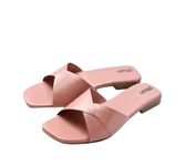 B-FASHION Latest Women Flat Sandal Stylish | Trending and Comfort Fancy Flat Fashion Sandal Flat Sandal Slippers (Pink, UK Footwear Size System, Adult, Women, Numeric, Medium, 5)