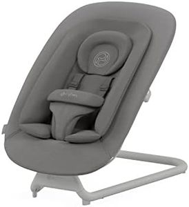 Cybex LEMO Bouncer (2022 Renewal Model) Suede Gray "Baby Bouncer with Harness for a Wide Range of Occasions Since Born