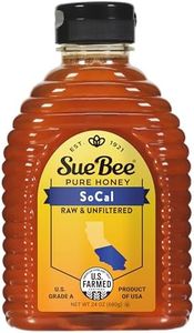 Sue Bee Regional So Cal Honey, Strained, Unfiltered USA Beekeeper-Owned Co-op, 24 oz (Packaging May Vary)