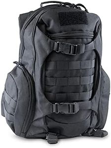 72HRS Tactical Molle Bag Rucksack Pack Backpack 38 Liter 3 Day Large Capacity Military for Hiking, Hunting, Camping Outdoors Laptop Compartment