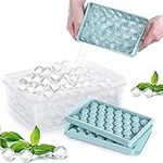 Round Ice Cube Tray Set of 2 Pack, 