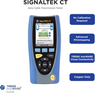 TREND Networks SignalTEK CT Cable Tester – Network Signal Verification