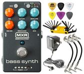 MXR MB301 Bass Synth Effects Pedal Sub-Octave Expressive Envelope Modulation 5 Presets Tone Shape with Tonebird FX Power Supply, Cable, Tool Bundle