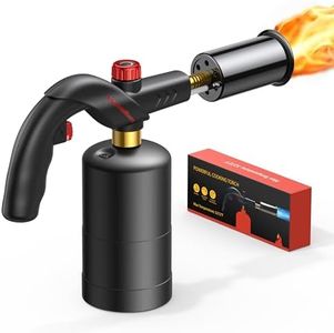 ThermoMaven Powerful Propane Torch, Kitchen Cooking Torch, Flamethrower Meater Torch Lighter, Adjustable Blow Torch for Sous Vide Searing Steak, BBQ, Grill, Charcoal Starter(Propane Tank Not Included)