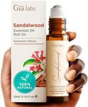 Gya Labs Sandalwood Essential Oils Roll On - 100% Natural Aromatherapy Sandalwood Perfume Oil for Women & Men, Alcohol Free - Perfect Roll On Perfume Made with Pure Sandalwood Oil (10ml)