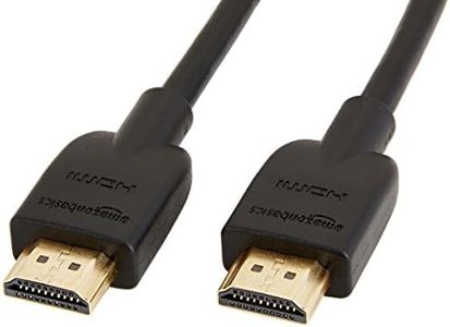 Amazon Basics CL3 Rated High Speed 4K HDMI Cable (18Gbps, 4K/60Hz) - 1.8 meters, Pack of 10, Black