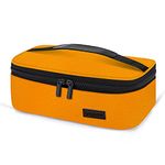 Gloppie Mini Lunch Box Small Lunch Bag for Men Women Insulated Lunchbox Thermal Lunch Boxes Lunch Pail Petty Bento Box Containers Reusable Sandwich Bags Snack Box, Tangerine