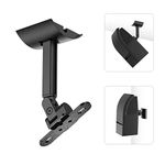 Yibracki Wall and Ceiling Mount for Bose 161,Bose 151 SE Environmental Speakers, Multiple Tilt & Swivel Adjustable Mounting Bracket Compatible with Bose Model 100 Speakers, Single Black