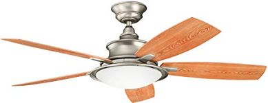 Kichler 310104NI 52-Inch Cameron Fan, Brushed Nickel