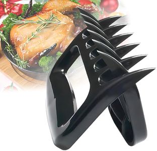 Rukinovi 2Pcs Meat Claws,Meat Shredder Claws Heavy Duty Bear Claws For Shredding Meat,Chicken Shredder Tool,Grilling Accessories,Grilling Gifts for Men(A-black)