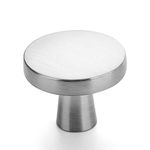 Ravinte 15 Pack Drawer Pulls 1-1/4 Inch Kitchen Cabinet Knobs Brushed Nickel Round Dresser Drawer Knobs Solid Dresser Knobs Drawer Knobs Simple Cabinet Hardware for Cupboard Drawer Pulls