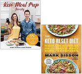 Keto Meal Prep by FlavCity [Hardcover], The Keto Reset Diet 2 Books Collection Set