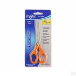 Munix SL-1160 152 mm Stainless Steel Scissors | Pointed Tip with Shock Proof Body | Ergonomic & Comfortable Handles | Lightweight Multipurpose Scissor | Orange, Pack of 1 - Color May Vary