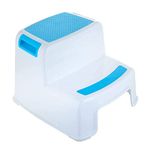 Sisliya Anti-Slip Toddler Stool Thicken Kids 2-Step Stool Toddler Stool Slip Resistant Soft Grip for Toilet Potty Training for Toilet Potty Bathroom Kitchen (1 Pack)