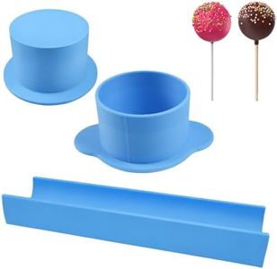 3 PCS Circle Cake Pop Mold Set with 9 Inch Tray ，Easy Cake Pop Circle Maker PLA Baking Cutter Molds Set for Home Baking, Birthday Parties, Wedding
