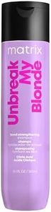 Matrix, Shampoing Doux & Fortifiant pour Cheveux Blonds Colorés & Sensibilisés, À l'Acide Citrique, Sans Sulfate, Total Results, Unbreak My Blonde, 300 ml