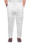 Fashtastic Men's White Cotton Casual Style Pyjama (X-Large)