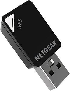 NETGEAR WiFi USB Adapter AC600 Dual Band, 802.11ac (A6100-10000S),Black