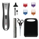 WAHL Canada Lithium Pet Clipper Kit, Cord/Cordless Lithium Ion Power for Uncompromised Cutting Performance and Flexibility, trimming on fine to medium coats - Model 58148, Black