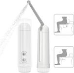 Portable Travel Bidet, YAMI IPX6 Waterproof Electric Bidet Sprayer with Automatic Decompression Film and Nozzle 180 Degree Adjustment for Baby Wash, Personal Care, Disability, Traveling (140ml)