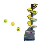 YUEWO Pickleball Machine Tennis Ball Machine Adjustable&Portable Pickleball Launcher with Auto Swing, 3 Angles & 4 Speeds AC/Batteries 26 Pickleballs Capacity