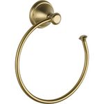 Delta Faucet 79746-CZ Cassidy Wall Mounted Towel Ring in Champagne Bronze, Bathroom Accessories