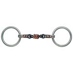 Shires Sweet Iron Copper Roller Snaffle (6")