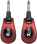 Xvive U2 Guitar Wireless System with Transmitter and Receiver for Electric Guitars, Amp, Bass, Violin (Red)