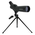 Celestron 52223 UpClose 60mm Zoom Angled Refractor Spotting Scope Telescope, Green