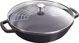 Zwilling J.A. Henckels 40511-344 Staub Wok 12"/30cm, Medium, Black