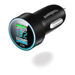 Ronnaquetta Car Charger Voltage Display Phone Car Charger Wide Voltage USB Car Charger Fast Charge Cigarette Lighter USB Charger Car Charger Adapter Compatible with Cars Phones and Pad (Super + 3.1A)