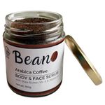 Arani Eco BEANO ARABICA Exfoliating Coffee Body Scrub for Tan Removal & Soft-Smooth Skin | For Women & Men | De-Tan Bathing Scrub, Removes Dirt & Dead Skin from Neck, Knees, Elbows & Arms - 150gm pack