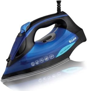 Rico 2200 Watts Japanese Technology Steam Iron with Spray | No Burn Guaranteed | Press Iron Clothing with 2 Ways Auto Shut-Off | 2 Year Replacement Warranty SI2110