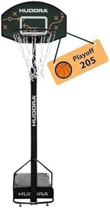 HUDORA Basketballständer Playoff 205 - höhenverstellbarer Basketballkorb mit Ständer für Kinder & Jugendliche - Mobiler Outdoor Basketballkorb für den Garten - Stand-Basketballkorb mit Rollen