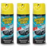 Invisible Glass 91163-3PK 15-Ounce Cleaner for Auto and Home for a Streak-Free Shine, Deep-Cleaning Foaming Action, Safe for Tinted and Non-Tinted Windows, Ammonia Free Foam Glass Cleaner, Pack of 3