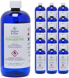 Fireplace Fuel, Ventless, Bio-Ethanol, Clean Burning/Eco-Friendly (1000mL /32 oz.) - (Pack of 16)