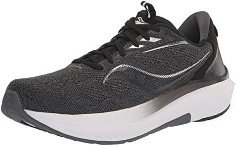 Saucony Men's Echelon 9 Running Shoe, Black/White, 10.5 X-Wide