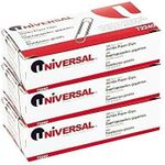 Universal Nonskid Paper Clips, Wire, Jumbo, Silver-100 ct, 3 pk